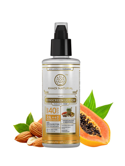 Khadi Natural Sunscreen SPF 40 (100ml)