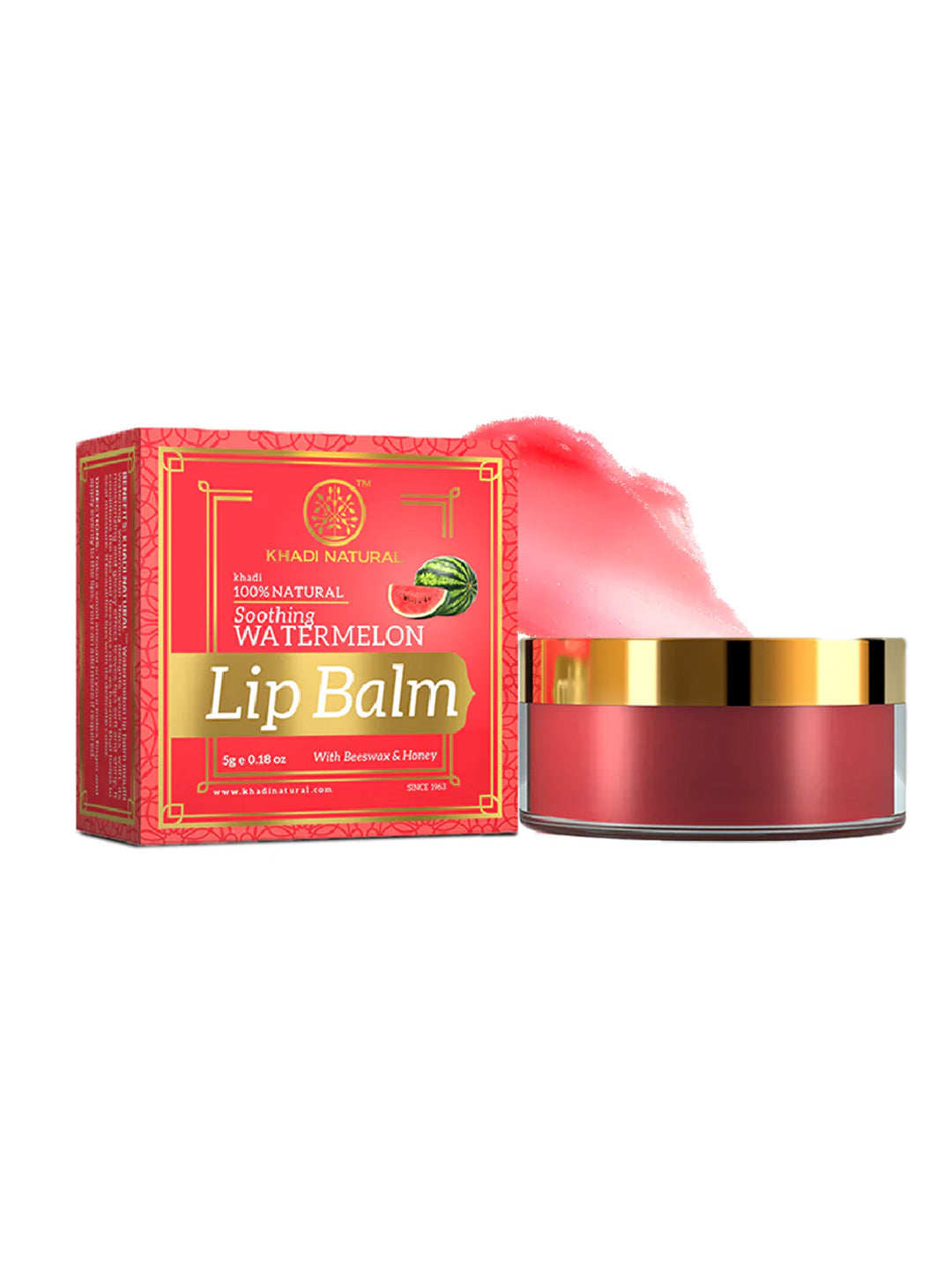 Khadi Natural Watermelon Lip Balm (5g)