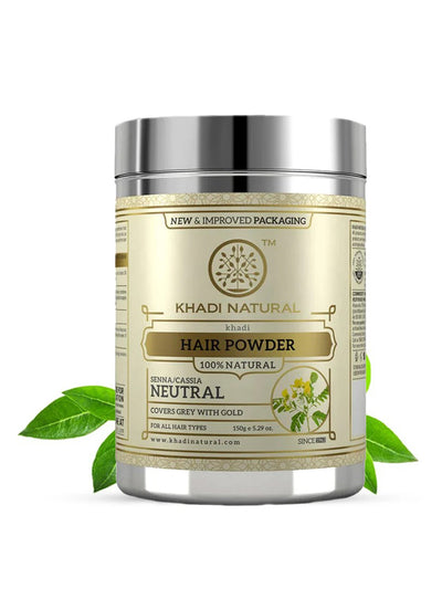 Khadi Natural Neutral Hair Powder (Senna/Cassia) Hair Colour (150g)