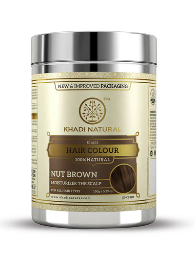 Khadi Natural Nut Brown Hair Colour (150g)