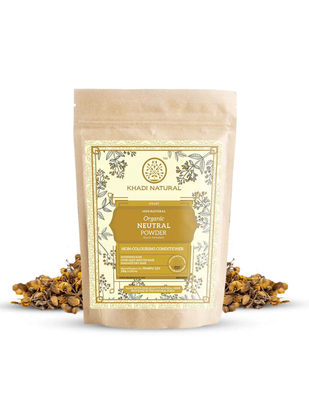 Khadi Natural Organic Neutral Powder (100g)