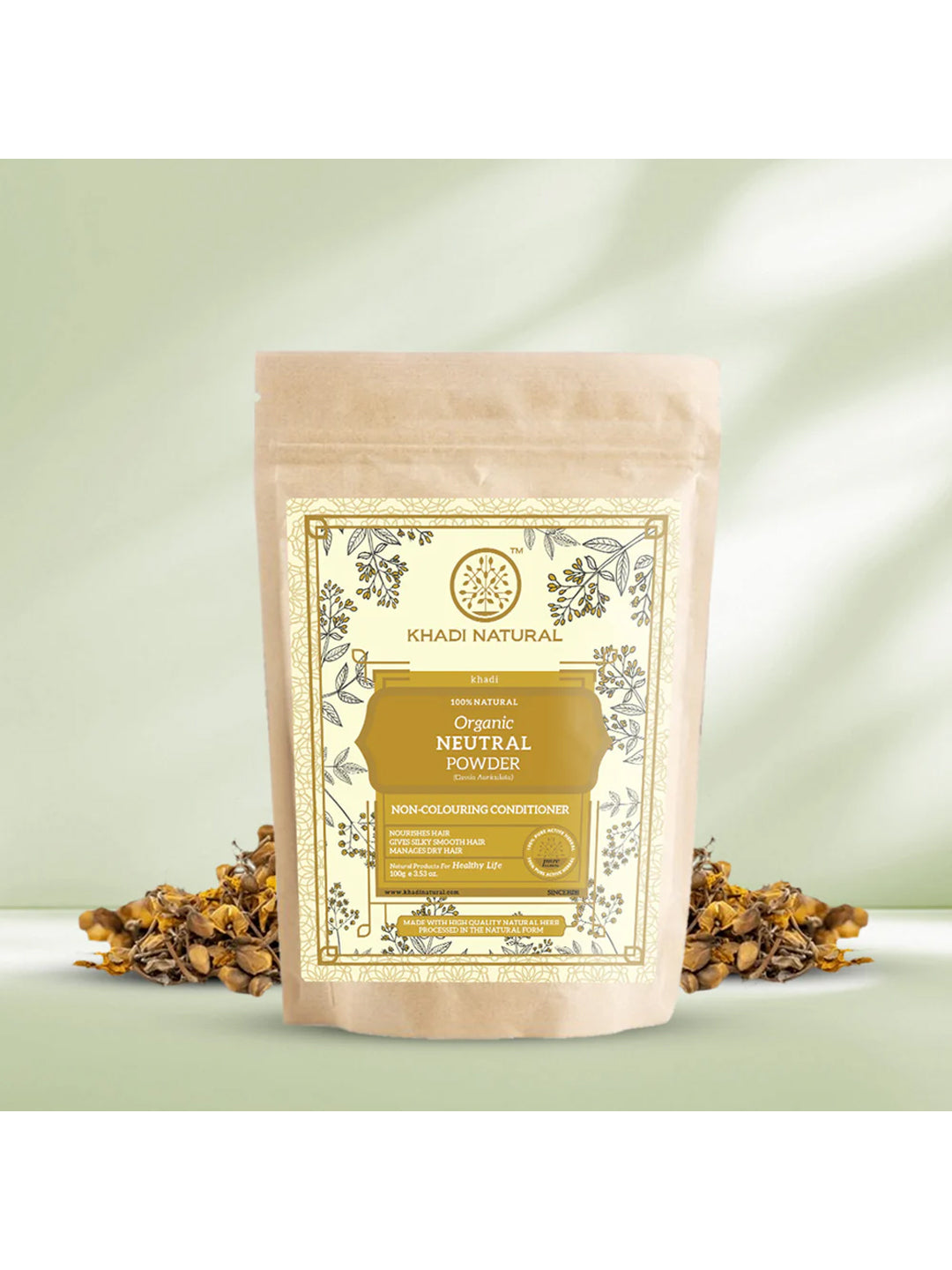 Khadi Natural Organic Neutral Powder (100g)