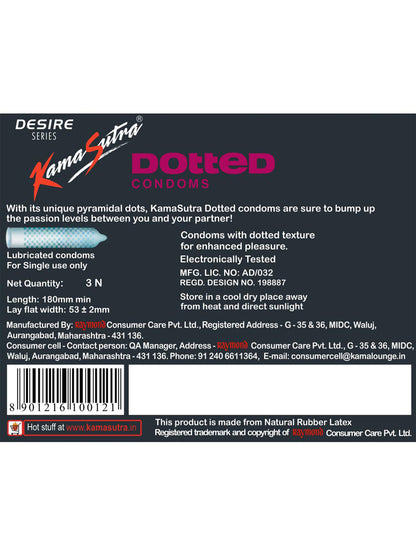 KamaSutra Desire Series Dotted Condoms
