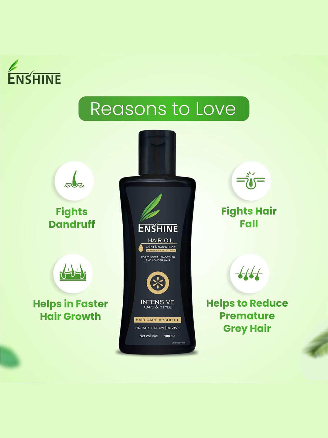 Leeford Enshine Hair Oil Intensive Care & Style (100ml)