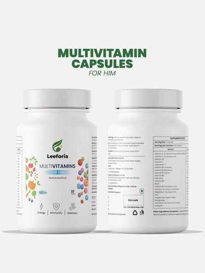 Leeforia Multivitamin For Him (60 Capsules)