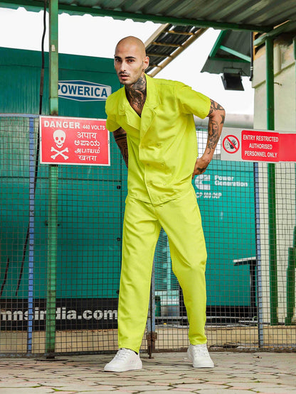 House Of Koala Lime Green Relaxed Fit All Day Pants
