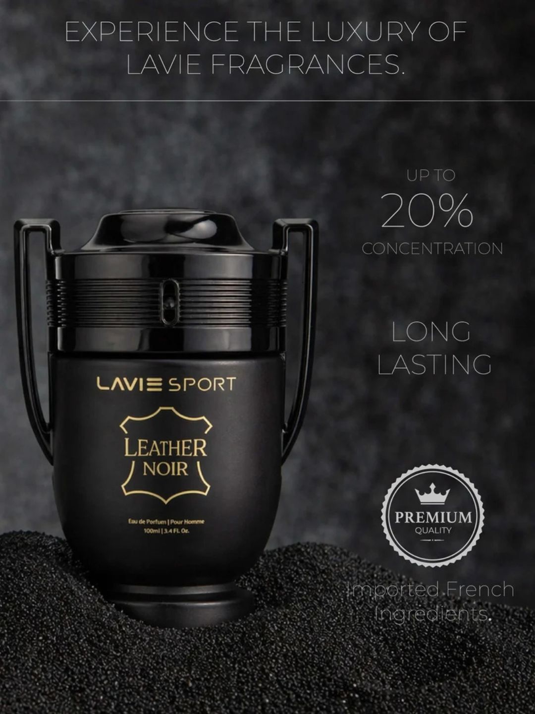 Lavie Sport Leather Noir EDP (100ml)