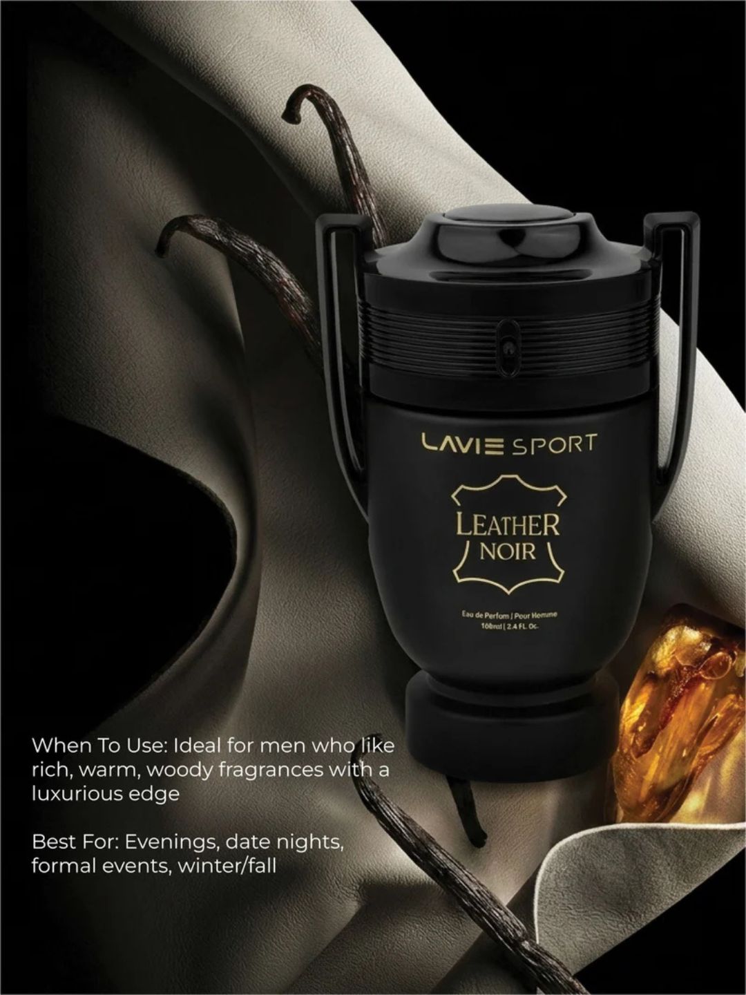 Lavie Sport Leather Noir EDP (100ml)