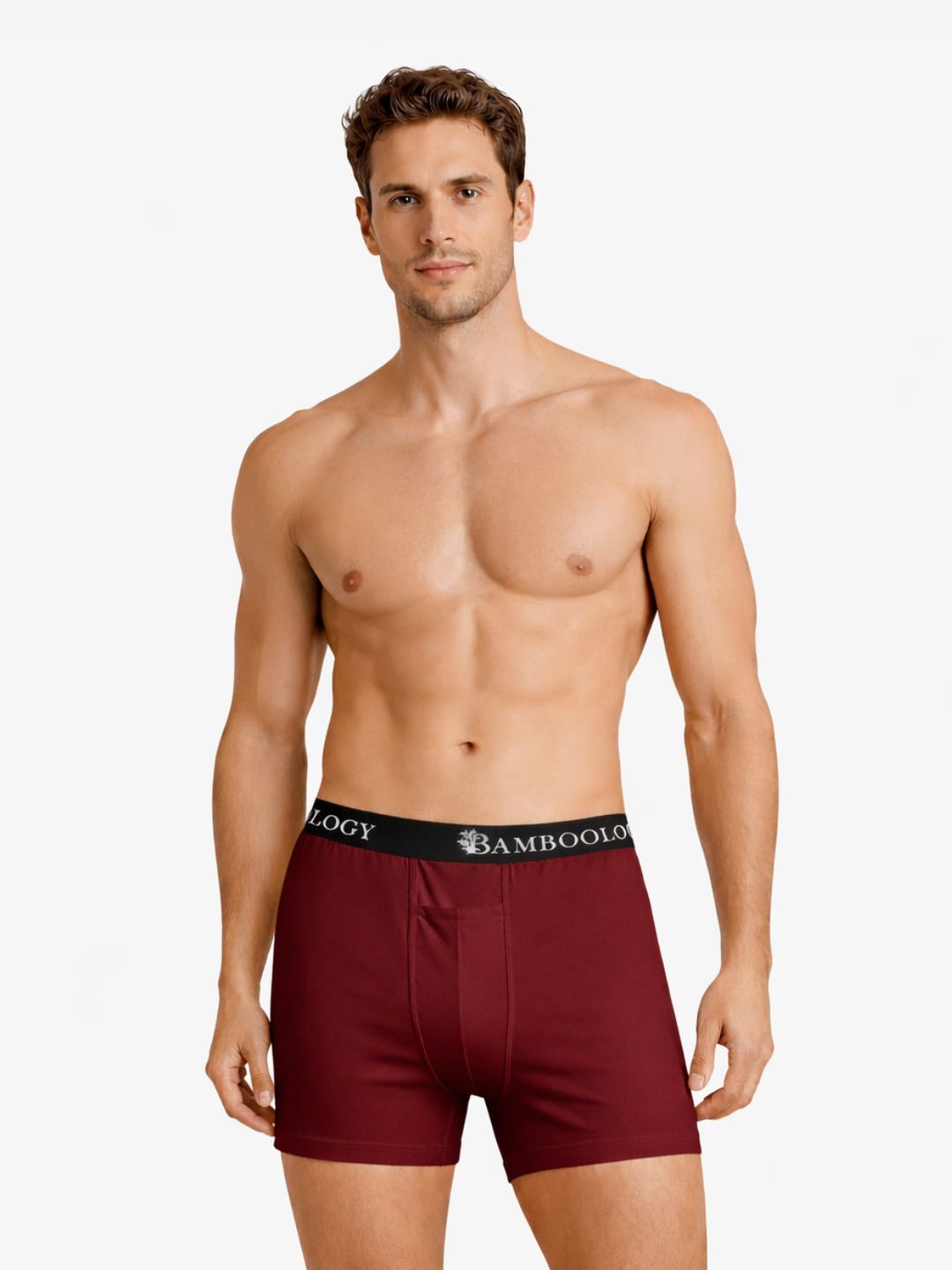 Bamboology Ultra-Soft Trunks & Boxers - Navy Blue & Maroon (Pack of 2)