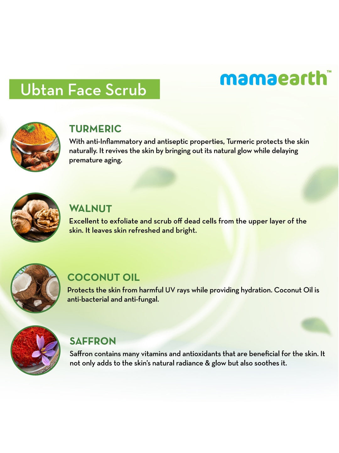 Mamaearth Ubtan Face Scrub (100gm)