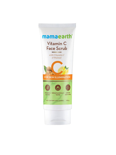 Mamaearth Vitamin C Face Scrub (100gm)