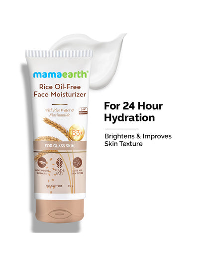Mamaearth Rice Oil-Free Face Moisturizer (80gm)