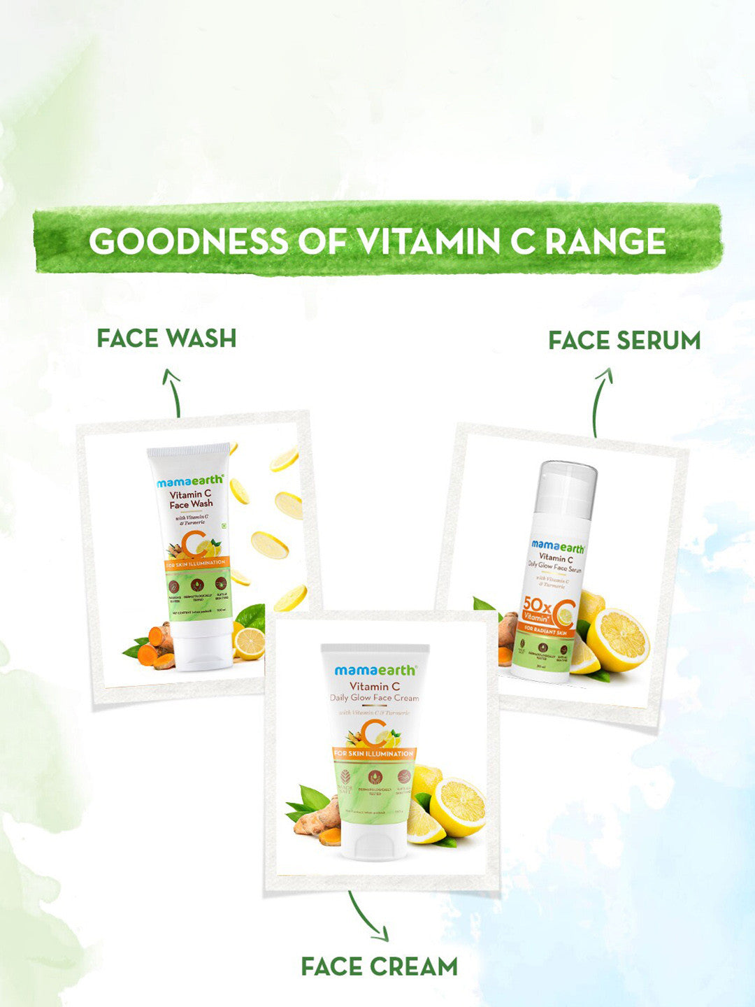 Mamaearth Vitamin C Daily Glow Face Serum (30ml)