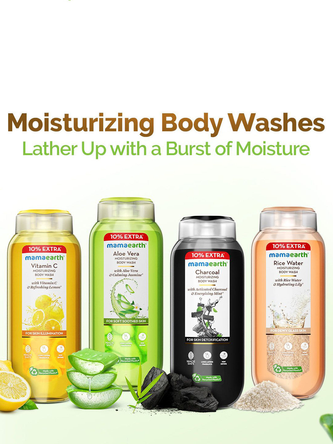 Mamaearth Aloe Vera Body Wash (275ml)