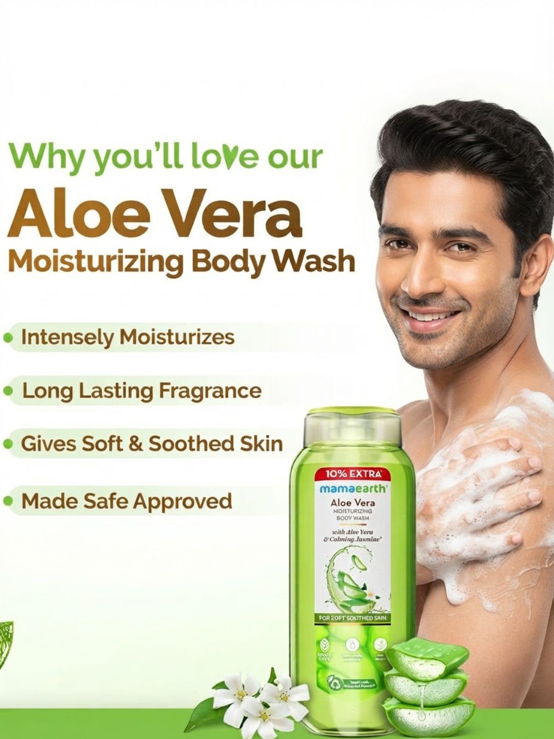 Mamaearth Aloe Vera Body Wash (275ml)