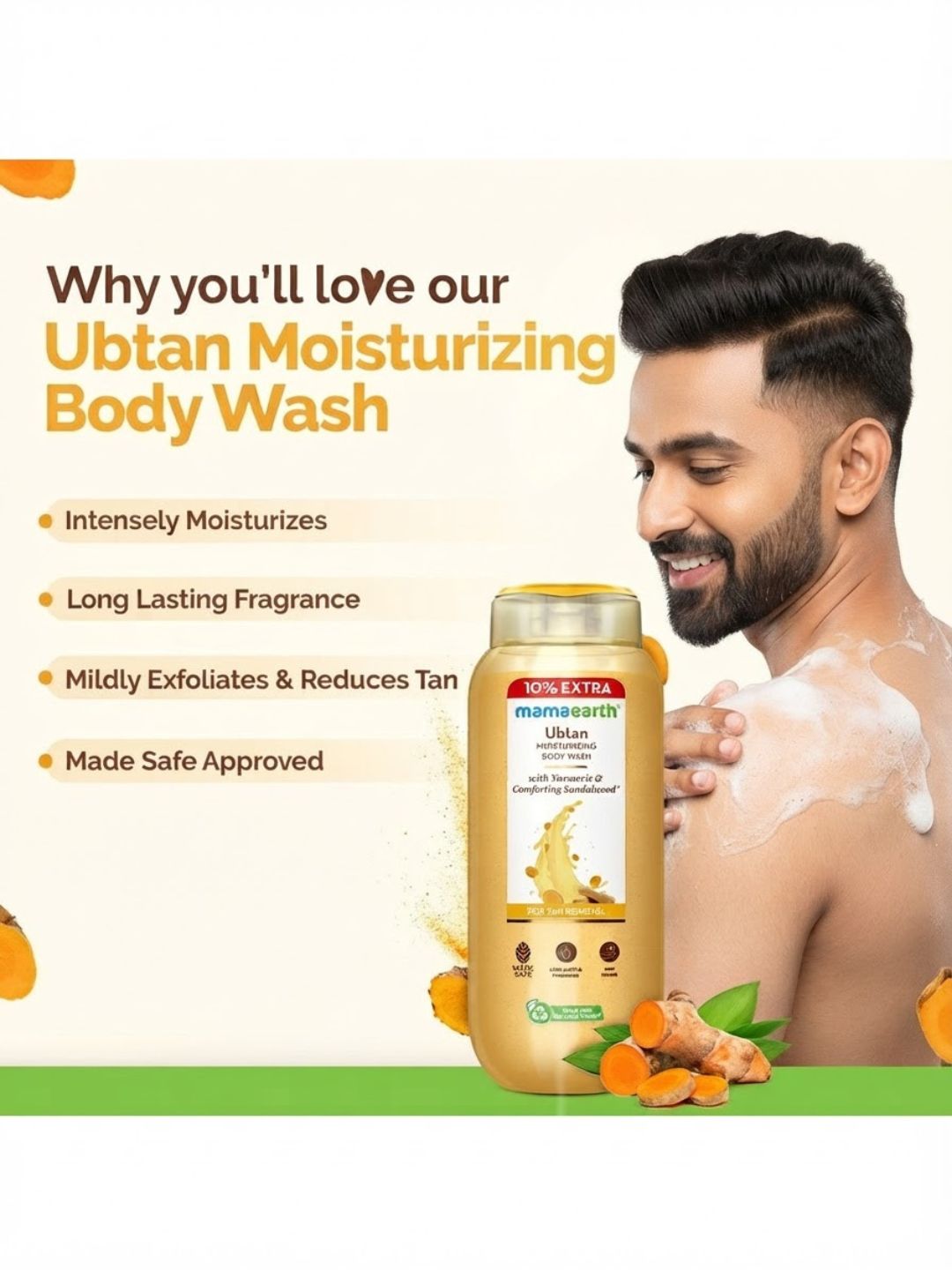 Mamaearth Ubtan Body Wash (275ml)