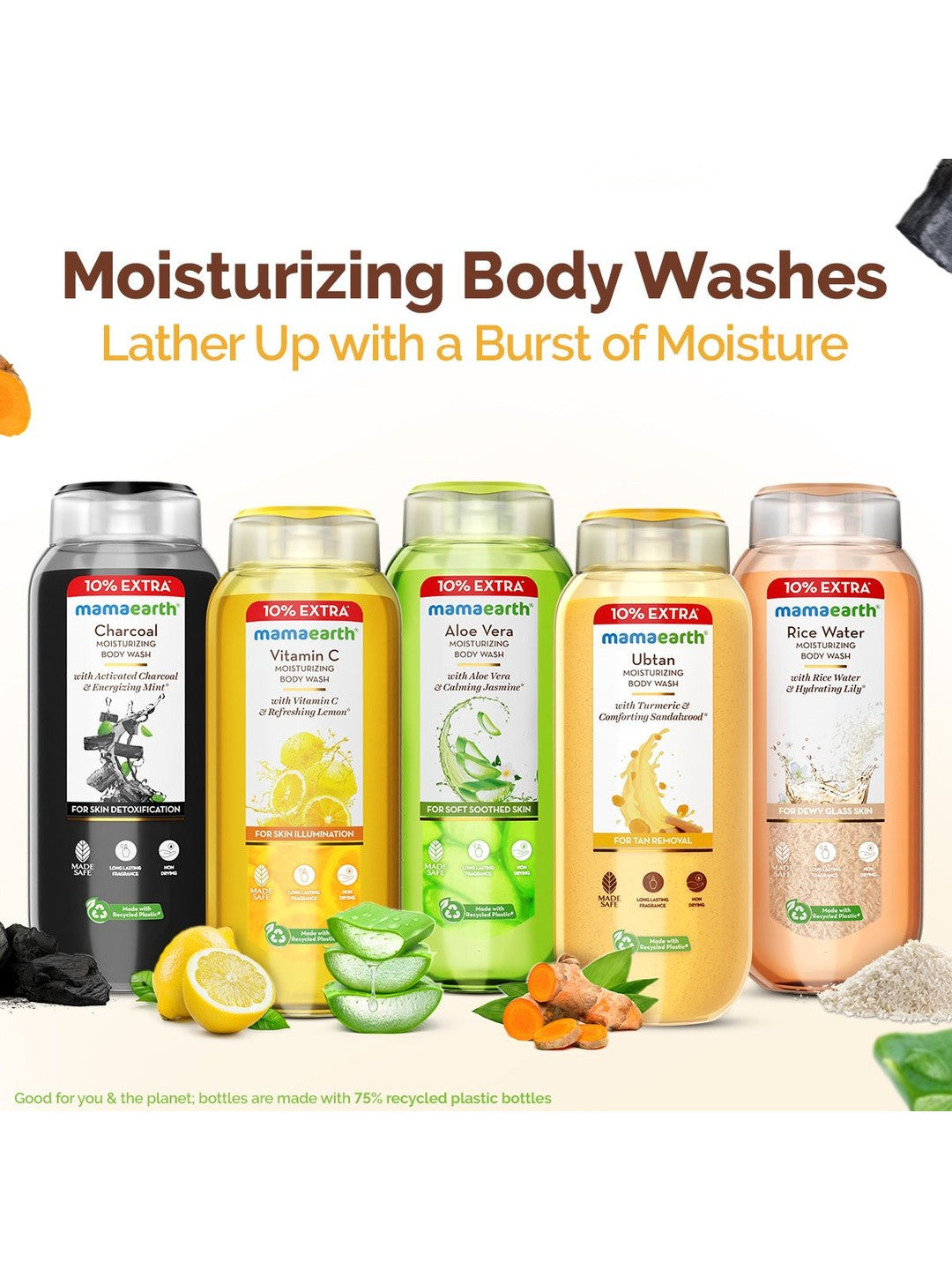 Mamaearth Ubtan Body Wash (275ml)