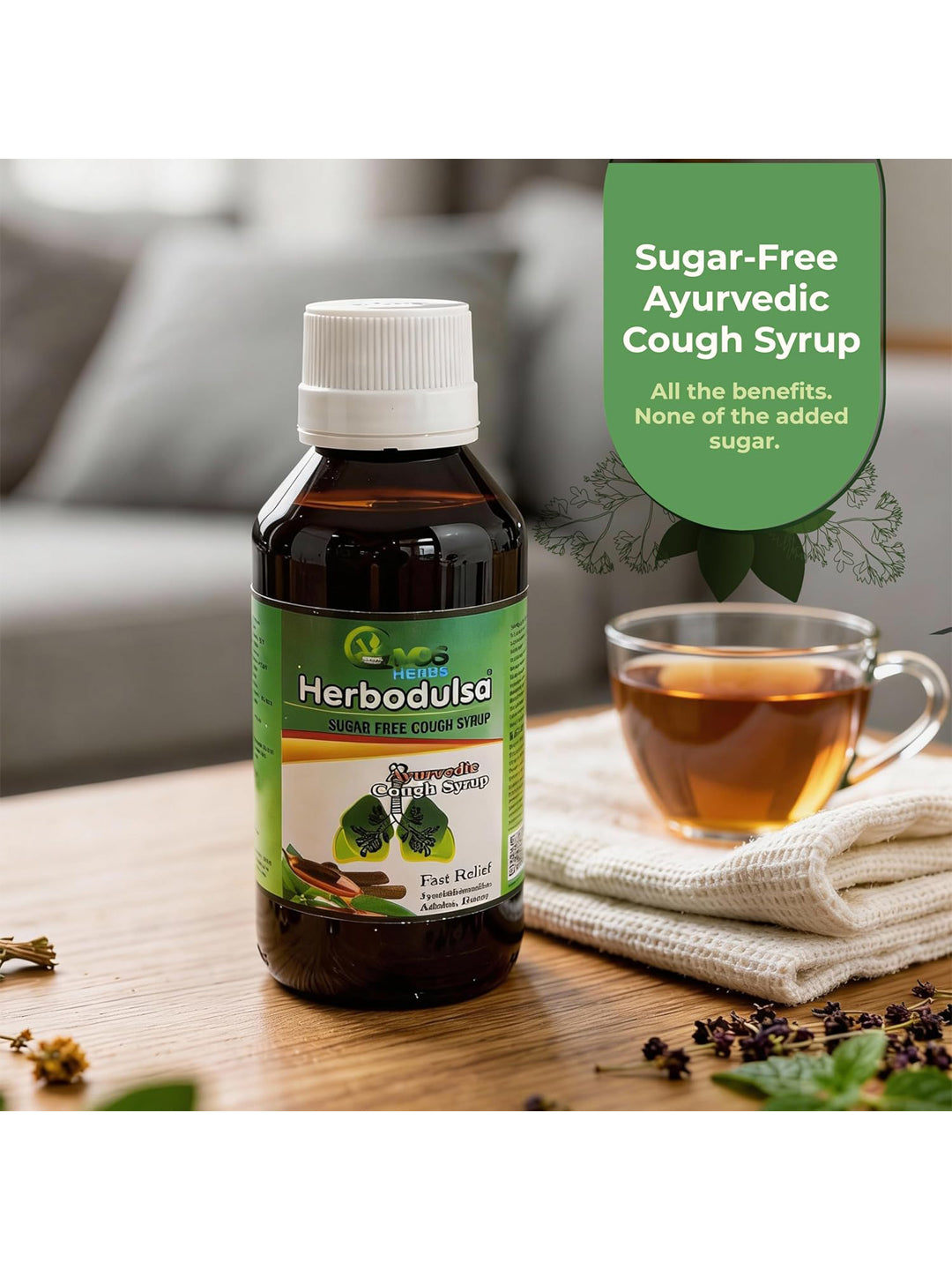MDSHerb Herbodulsa Sugar Free Cough Syrup (100 ml)