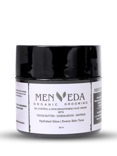 Menveda Oil Control & Brightening Face Cream for Men (50 ml)