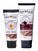 Menveda Face Wash & Sunscreen Combo for Men | SPF50 PA+++ (2 Pieces)