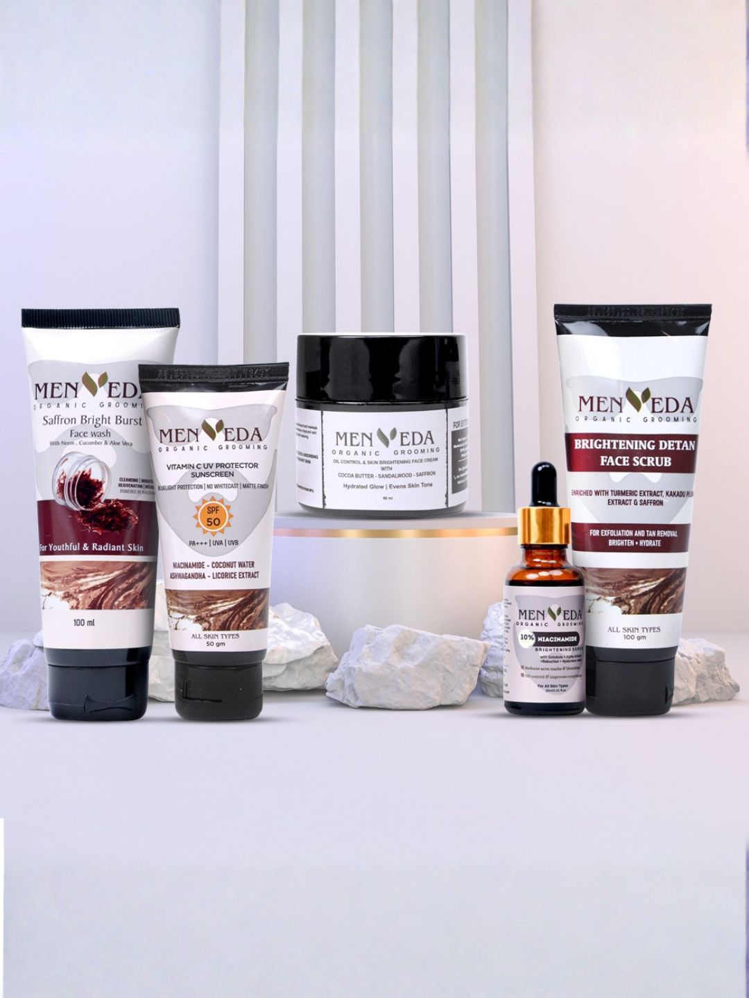 Menveda Complete Grooming Kit for Men (5 Pieces)