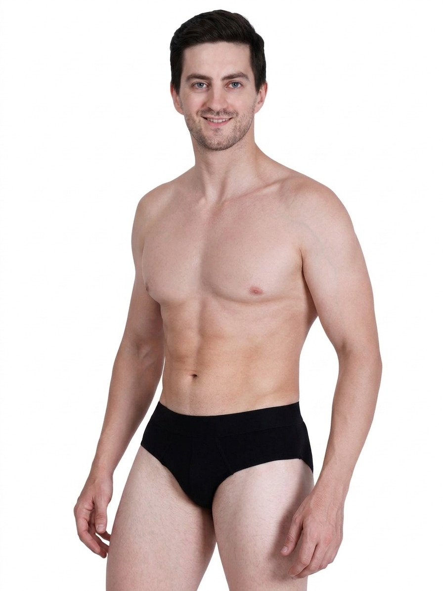 Bamboology Black Frenchie Fit Underwear (Pack of 2)