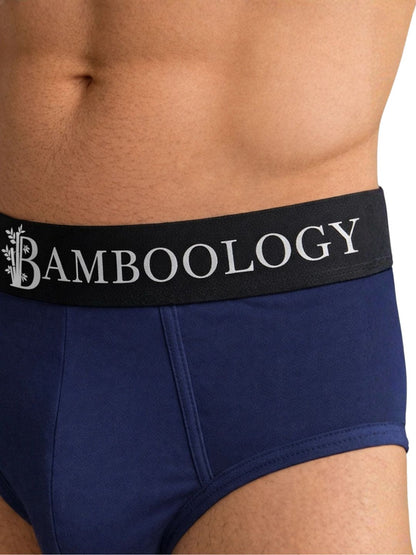 Bamboology Frenchie Fit Underwear - Navy Blue & Maroon (Pack of 2)