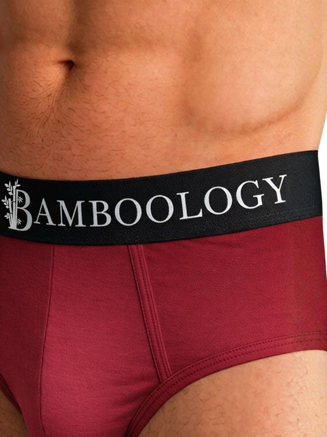 Bamboology Frenchie Fit Underwear - Navy Blue & Maroon (Pack of 2)