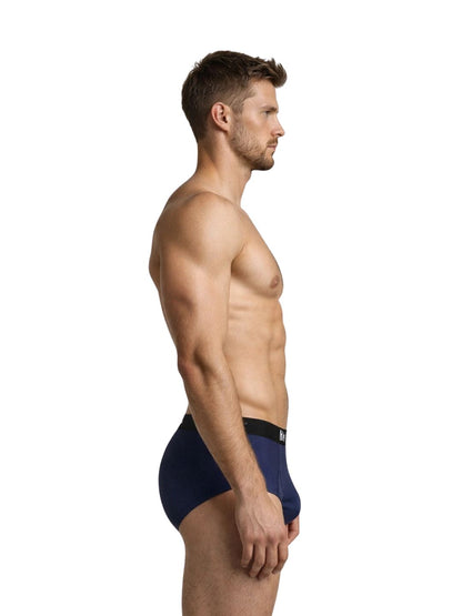 Bamboology Frenchie Fit Underwear - Navy Blue & Maroon (Pack of 2)