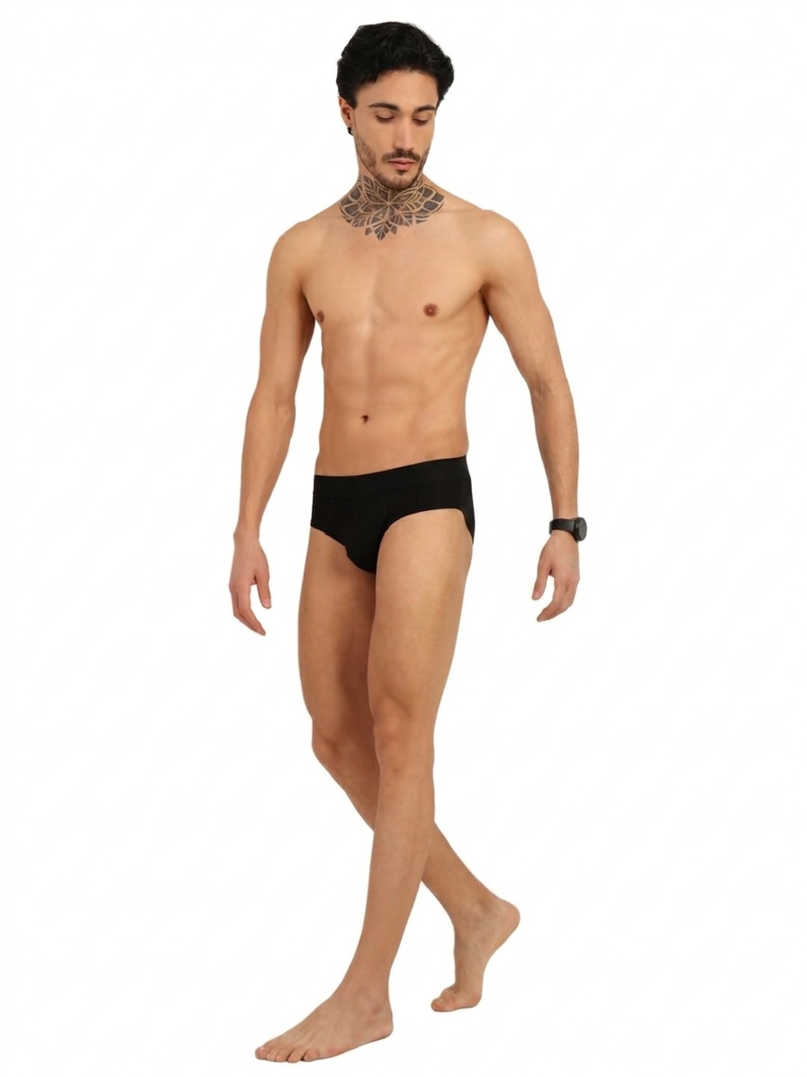 Bamboology Black Super Comfortable Briefs