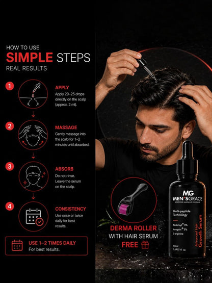 Men's Grace Advanced Hair Growth Serum (50ml)