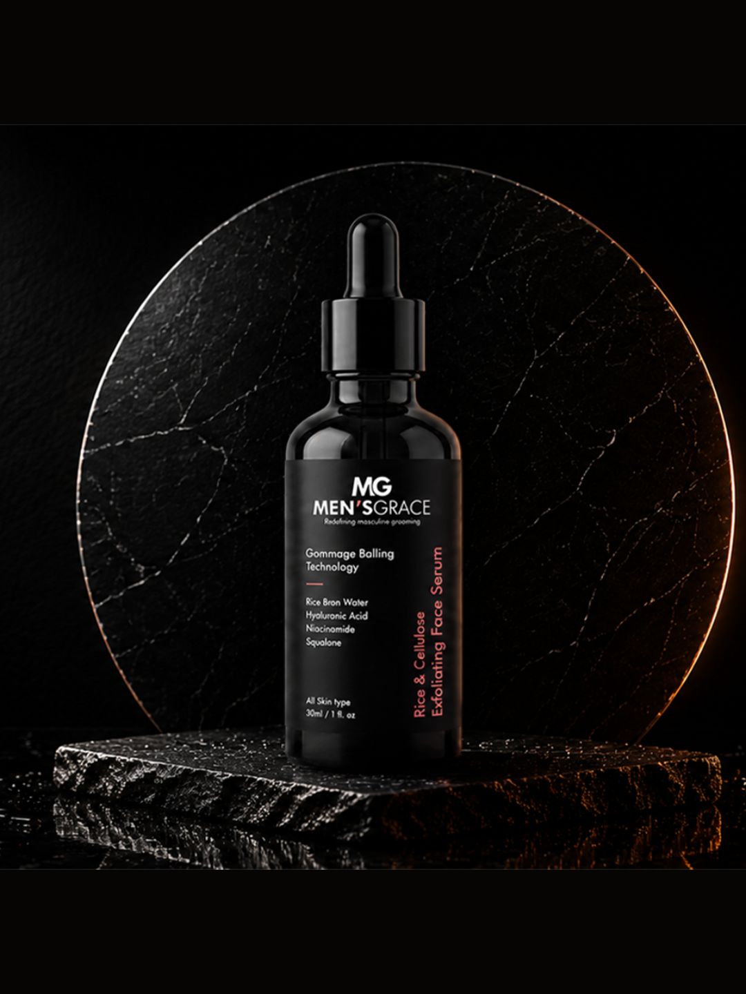 Men's Grace Rice & Cellulose Exfoliating Serum (30ml)