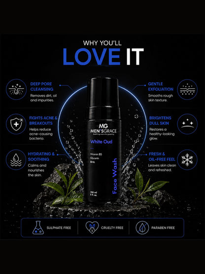 Men's Grace Oil & Acne Control Face Wash (150ml)