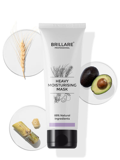 Brillare Heavy Moisturising Mask For Dry, Frizzy Hair (125g)