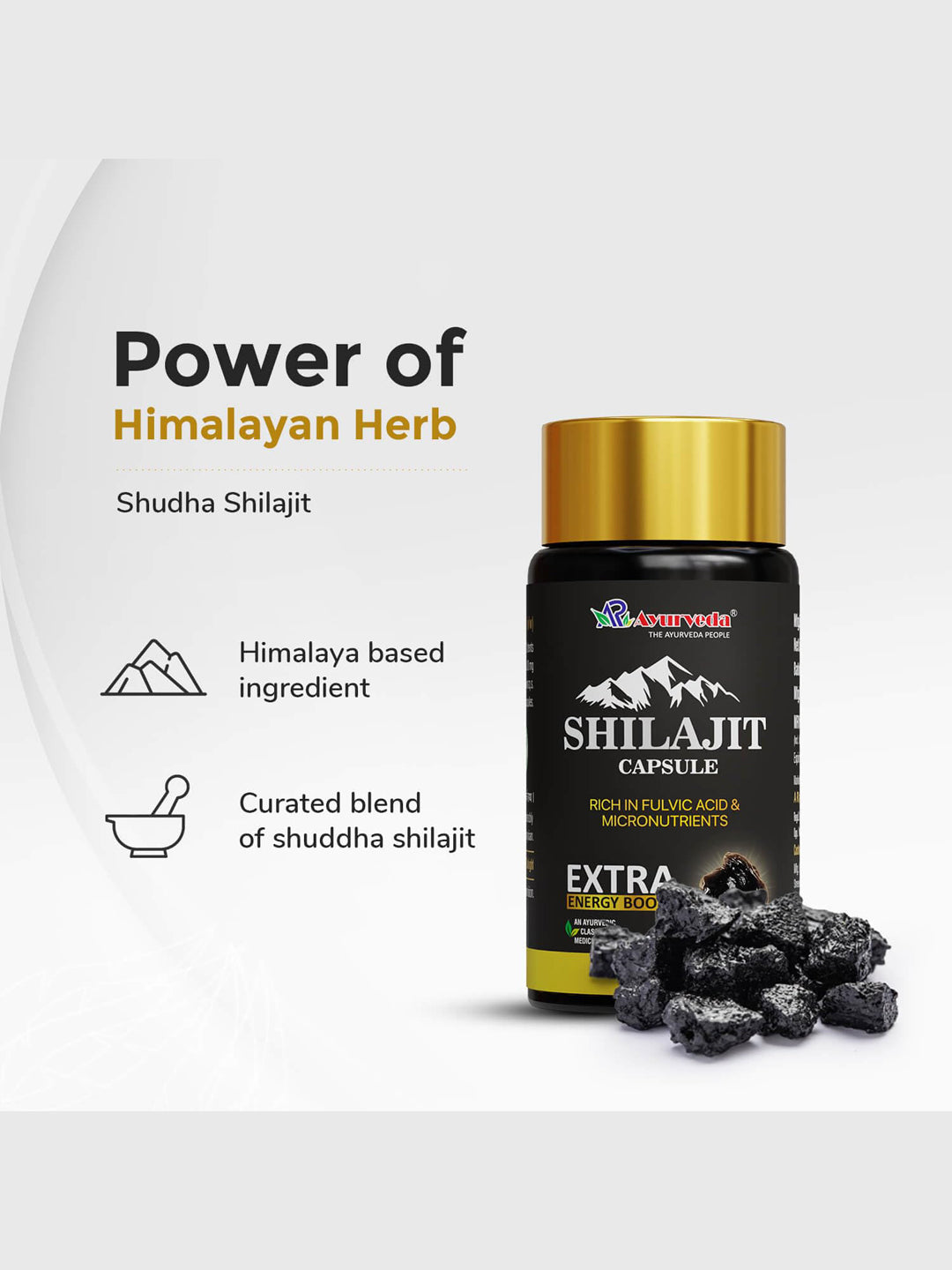 Medquits Shilajit Ayurvedic (30 Capsules)
