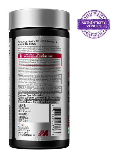 Muscletech Hydroxycut Hardcore Super Elite Capsules (100)