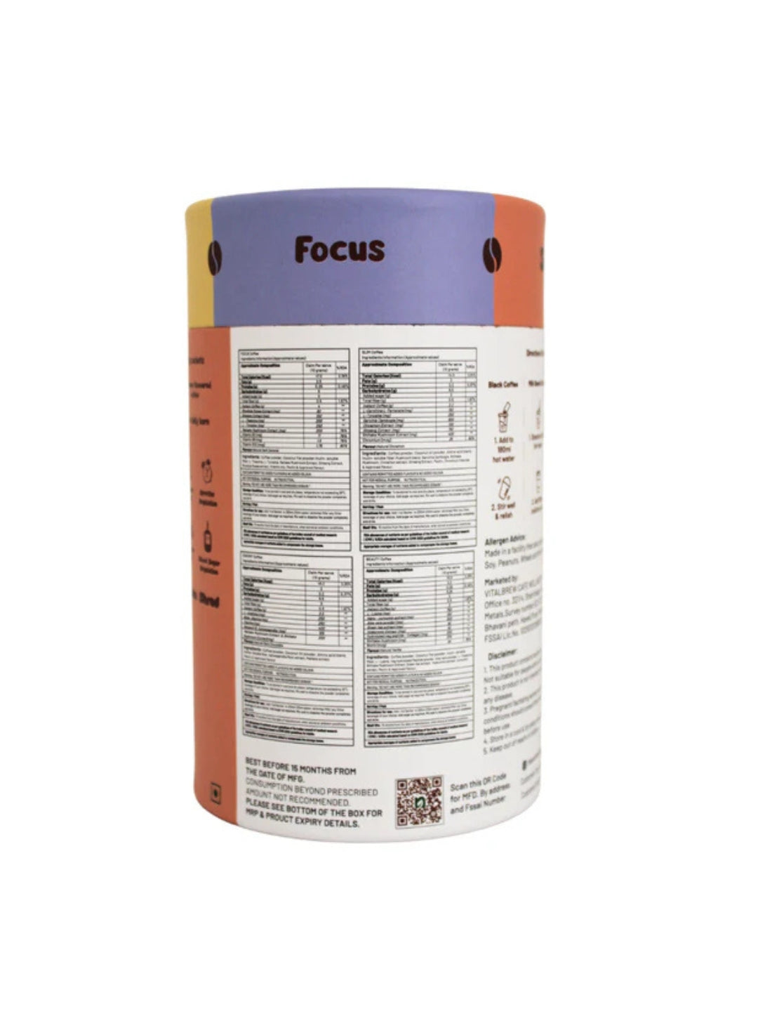 The Nutra Company Functional Coffee Sample Box | Try All 4 Blends (Pack of 8)