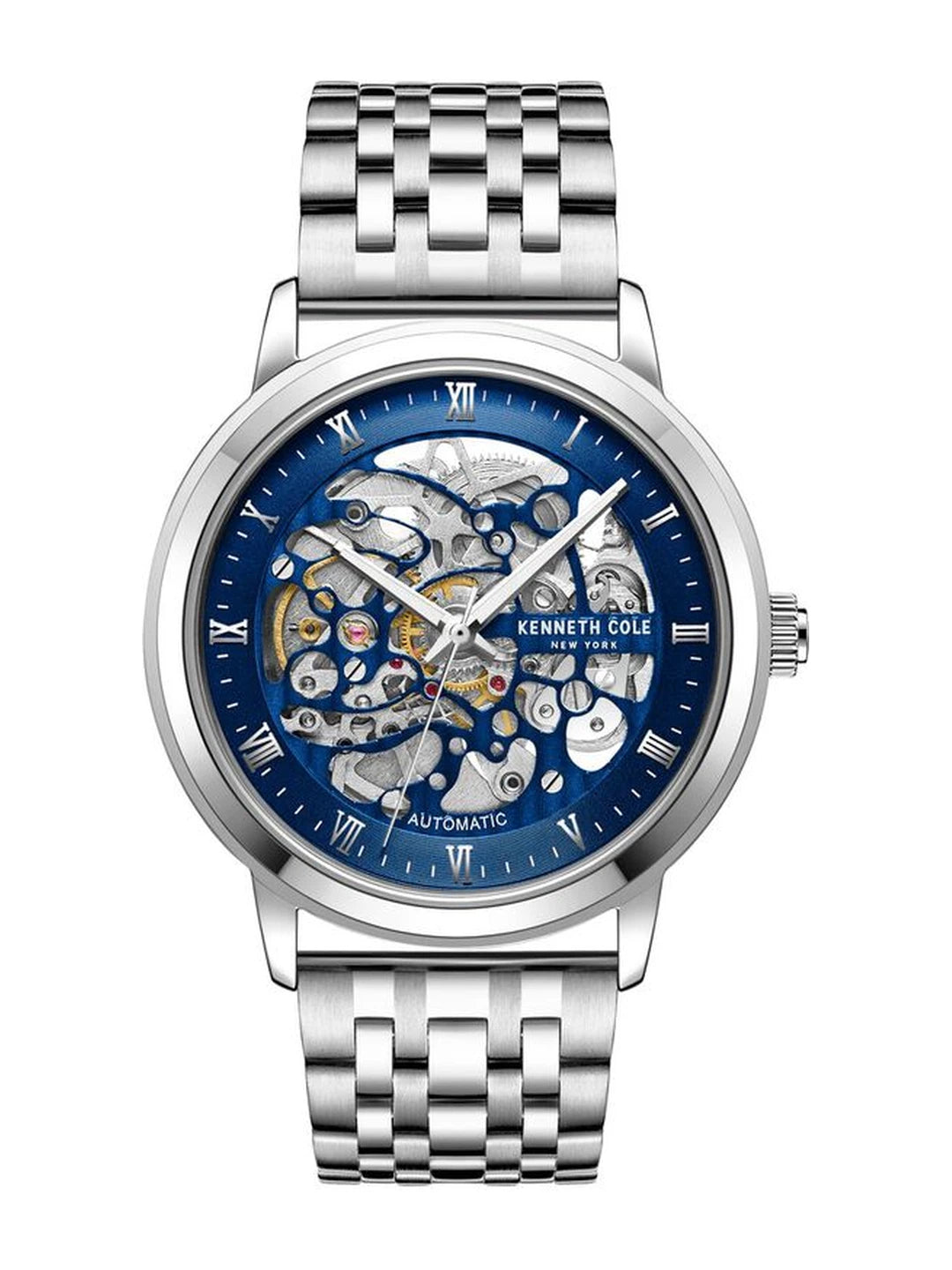 Kenneth Cole Round Blue Dial Analog Watch - NCKC50920004MNW