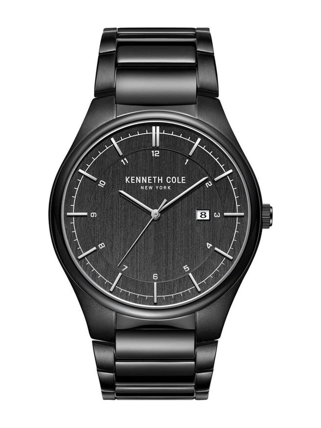 Kenneth Cole Round Black Dial Analog Watch - NCKC51015002MN