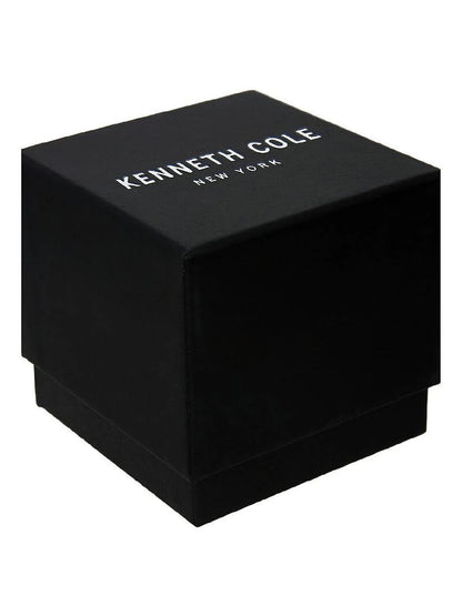 Kenneth Cole Round Black Dial Analog Watch - NCKC51015002MN