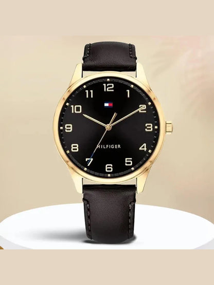 Tommy Hilfiger  Round Black Dial Analog Watch - NCTH1791660W