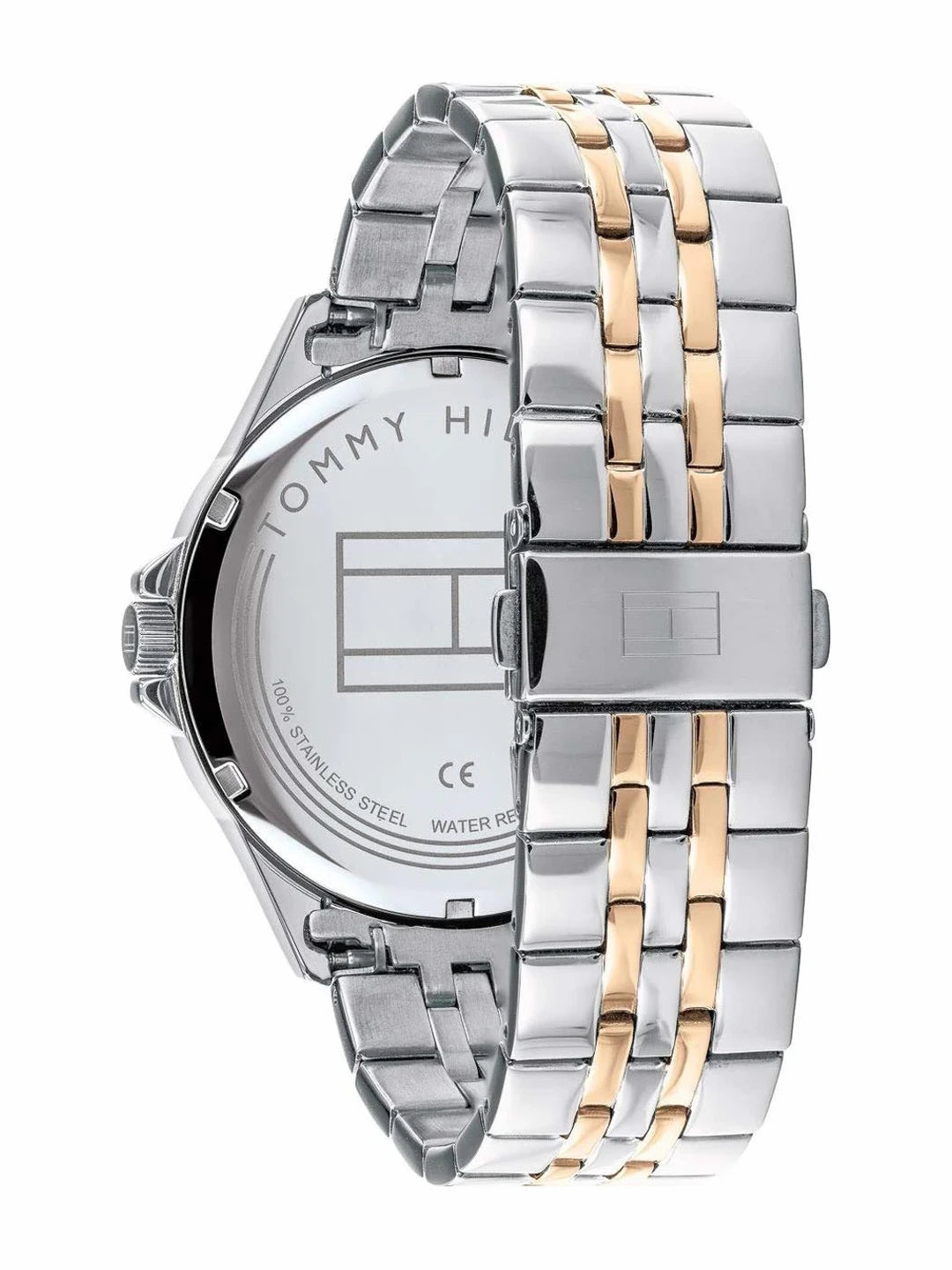 Tommy Hilfiger Round White Dial Analog Watch With Metal Strap - NDTH1791617