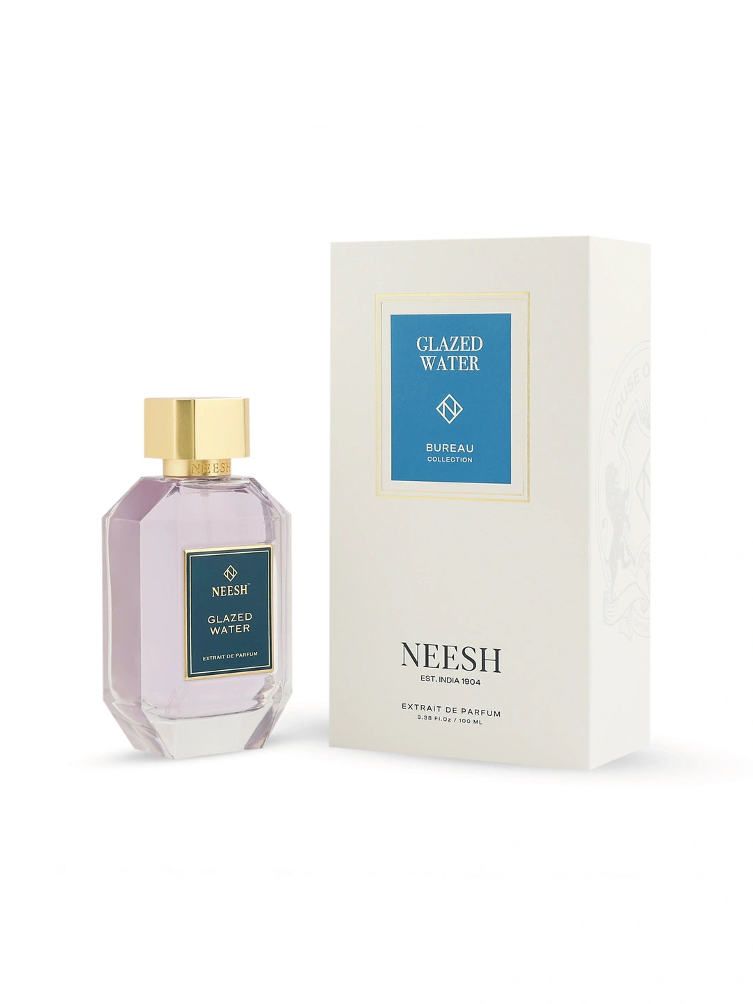 Neesh Perfumes Glazed Water – Luxury Long Lasting Fresh Aquatic Woody Unisex Perfume with Marine Notes, Grapefruit & Sandalwood – Extrait De Parfum – 15ml