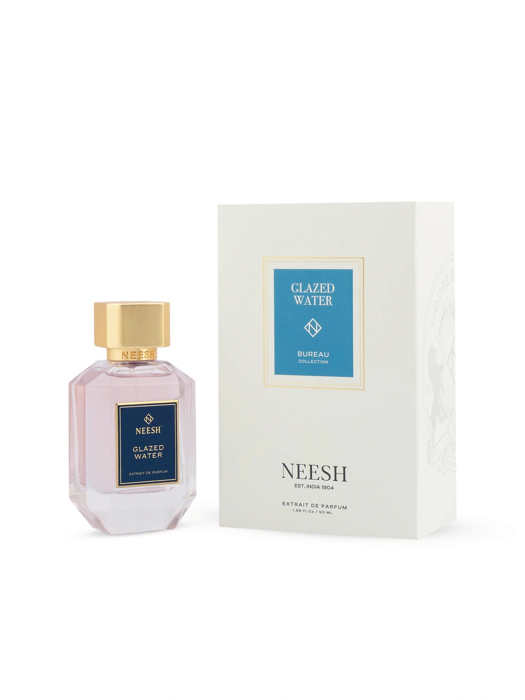 Neesh Perfumes Glazed Water – Luxury Long Lasting Fresh Aquatic Woody Unisex Perfume with Marine Notes, Grapefruit & Sandalwood – Extrait De Parfum – 15ml
