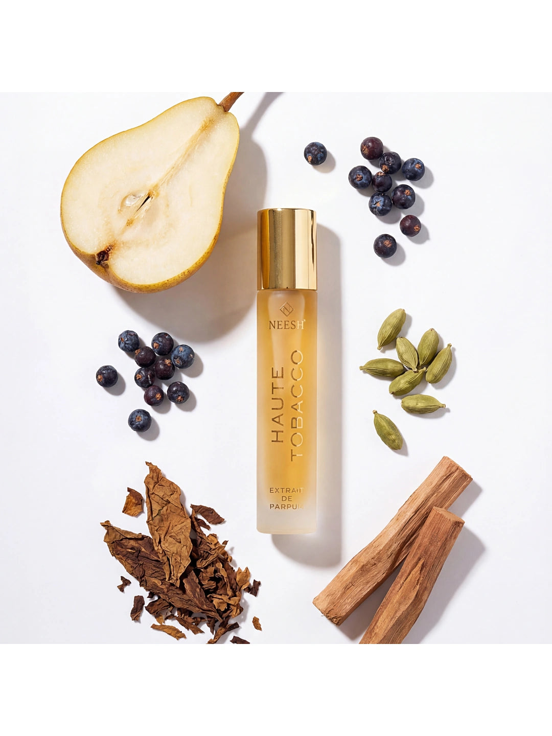 Neesh Perfumes Haute Tobacco – Luxury Long Lasting Woody Spicy Tobacco Perfume with Vanilla, Amber & Oud – Extrait De Parfum – 15ml
