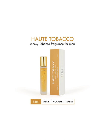 Neesh Perfumes Haute Tobacco – Luxury Long Lasting Woody Spicy Tobacco Perfume with Vanilla, Amber & Oud – Extrait De Parfum – 15ml