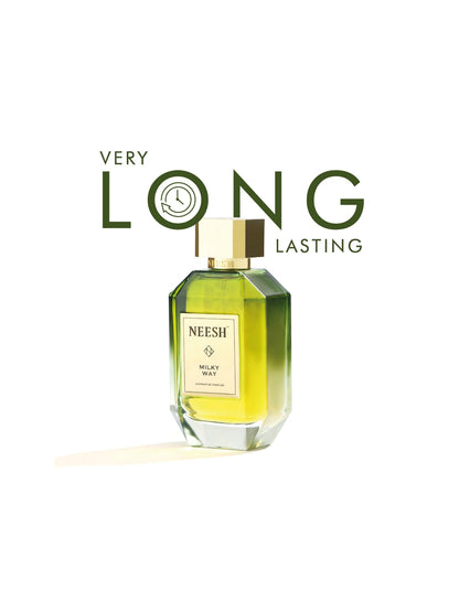 Neesh Perfumes Milky Way – Luxury Long Lasting Unisex Gourmand Perfume with Cardamom, Milk Accord & Sandalwood – Extrait De Parfum – 15ml