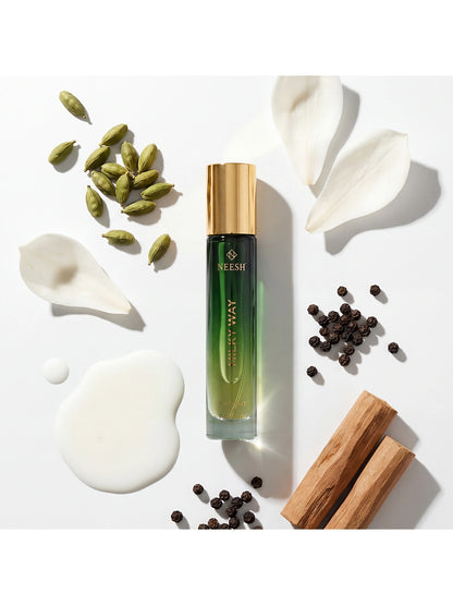 Neesh Perfumes Milky Way – Luxury Long Lasting Unisex Gourmand Perfume with Cardamom, Milk Accord & Sandalwood – Extrait De Parfum – 15ml