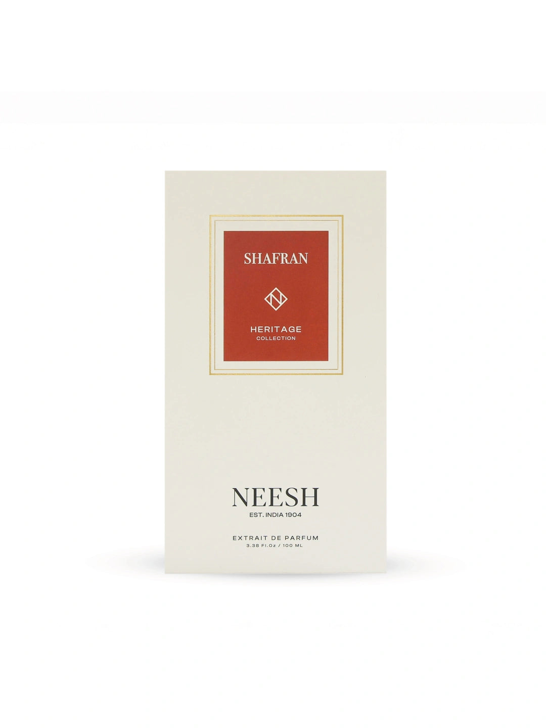 Neesh Perfumes Shafran – Luxury Long Lasting Unisex Saffron Perfume with Brown Sugar, Leather & Woody Notes – Extrait De Parfum – 15ml