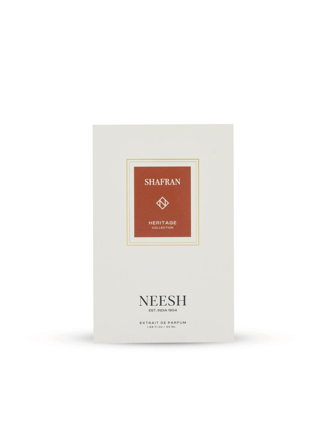 Neesh Perfumes Shafran – Luxury Long Lasting Unisex Saffron Perfume with Brown Sugar, Leather & Woody Notes – Extrait De Parfum – 15ml